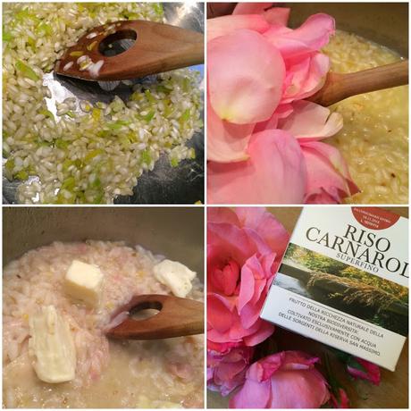 Risotto ai petali di rosa