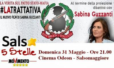 Il patto stato-mafia in un film di Sabina Guzzanti a Salsomaggiore