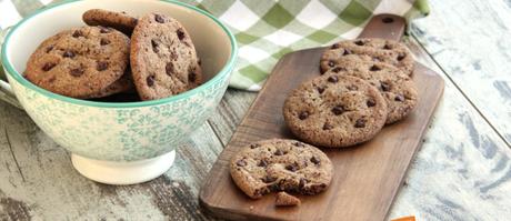 Biscotti con le gocce di cioccolata