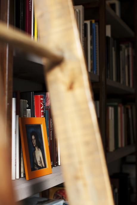 abitazione di un architetto, libreria 