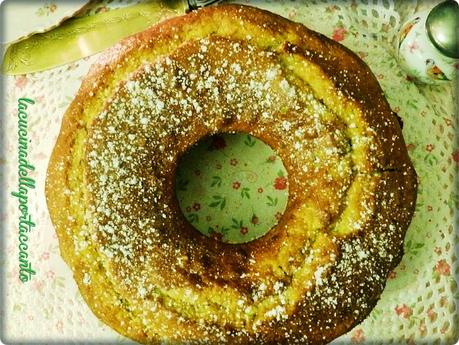 Ciambella alla ricotta e pistacchi / Donut with ricotta and pistachios