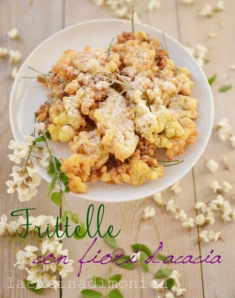 frittelle con fiori d'acacia