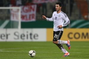 BOCHUM, GERMANY - NOVEMBER 14: Tolgay Arslan of Germany runs with the ball during the U21 International Friendly match between Germany and Turkey at Rewirpower Stadium on November 14, 2012 in Bochum, Germany.  (Photo by Christof Koepsel/Bongarts/Getty Images)