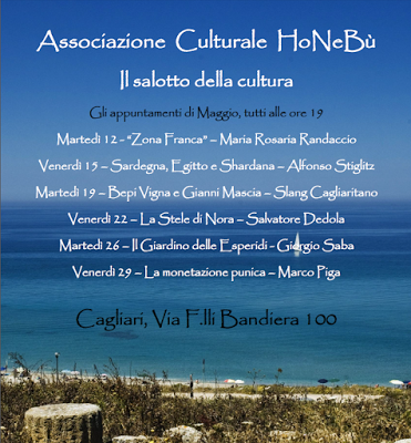 Honebu, gli appuntamenti di Maggio della nostra Associazione.