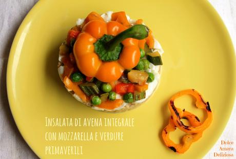 insalata di avena integrale e verdure (4)