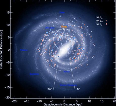 Altre conferme: la Via Lattea ha quattro bracci