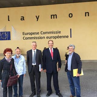 Bruxelles- Parlamento Europeo. Xyloyannis Cristos, Perrino Pietro, Fabio Ingrosso, Daniela Camendulli, Vergari Giuseppe e Cristian Casili.