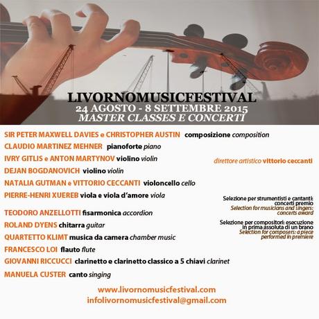 Livorno Music Festival 2015 Masterclass con Roland Dyens