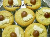 Muffin cioccolato bianco ciliegie