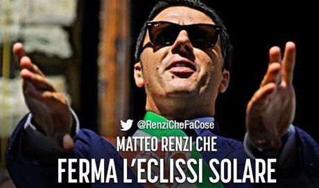 Matteo Renzi che fa cose