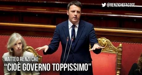 Matteo Renzi che fa cose