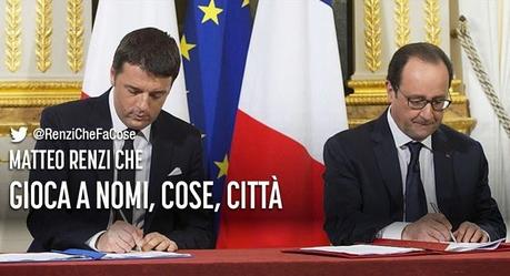 Matteo Renzi che fa cose