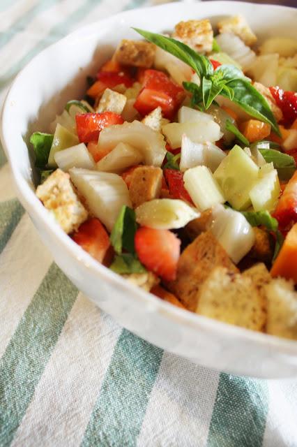 Panzanella con le Fragole