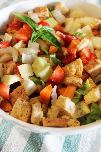 Panzanella con le Fragole