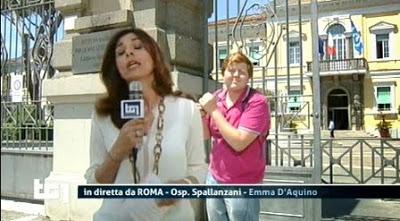 Al Tg1 Marco Pannella, Emma D'Aquino: Edizione con Incursione