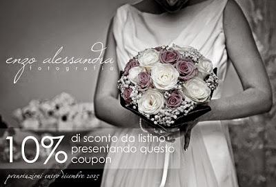 Wedding Coupon - Sconto del 10% sul servizio fotografico firmato Enzo Alessandra