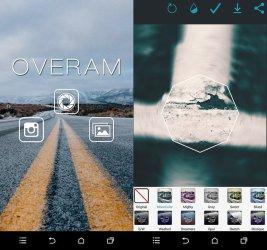 Overam per android, la nuova applicazione per foto