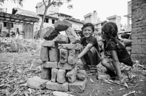 Nepal. terremoto, sorrisi