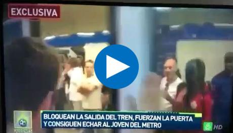 VERGOGNA a Madrid: tifosi della Juve cacciano fuori dalla metro un ragazzo di colore (VIDEO)