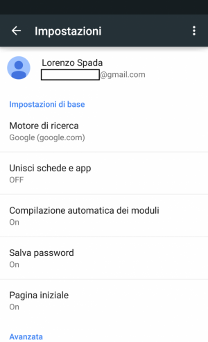 Come modificare la pagina iniziale di Chrome per Android