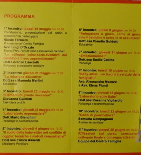 Corso baby sitter centro famiglia 2015_2