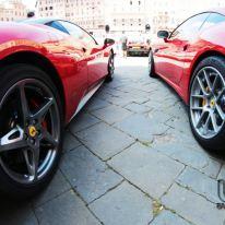 Ferrari in Piazza del Campo