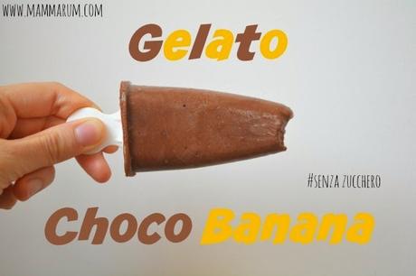 Gelato vegan cacao e banana