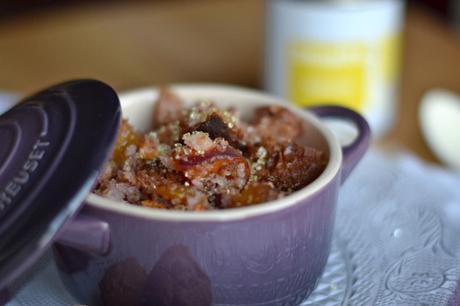 Panzanella pesche e amaretti