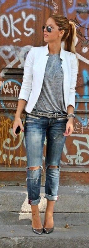 5 ways to wear boyfriend jeans/ 5 modi di indossare i boyfriend jeans