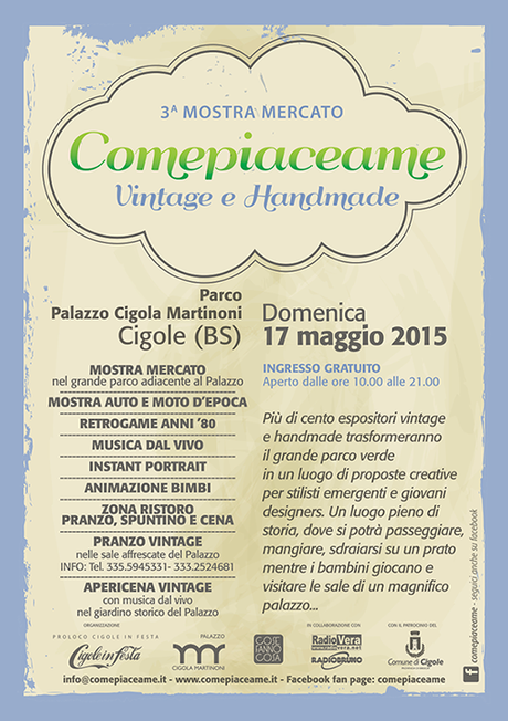 Save the date: 17 maggio PetiteFraise @ Comepiaceame - Cigole (BS)