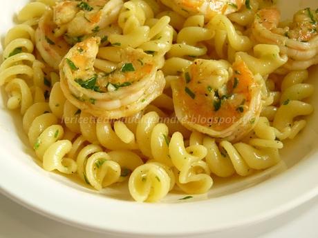 Fusilli con mazzancolle tropicali