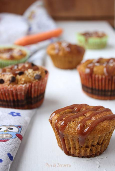 muffin carote e caramello