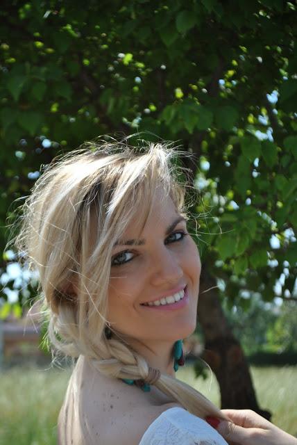 mariafelicia magno fashion blogger colorblock by felym fashion blogger italiane fashion blog italiani blog di moda italiani blogger italiane di moda milano occhi azzurri capelli biondi acconciatura treccia laterale fashion bloggers italy blonde hair blue eyes majique earrings 