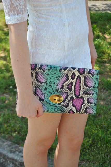 clutch stampa pitone borsa hm come abbinare la stampa pitone abbinamenti stampa pitone mariafelicia magno fashion blogger colorblock by felym fashion blog italiani fashion blogger italiane blog di moda blogger italiane di moda python clutch 