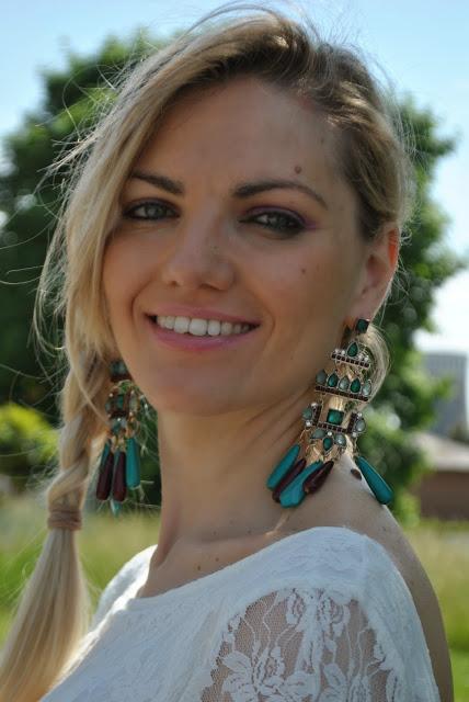 mariafelicia magno fashion blogger colorblock by felym fashion blogger italiane fashion blog italiani blog di moda italiani blogger italiane di moda milano occhi azzurri capelli biondi acconciatura treccia laterale fashion bloggers italy blonde hair blue eyes majique earrings 