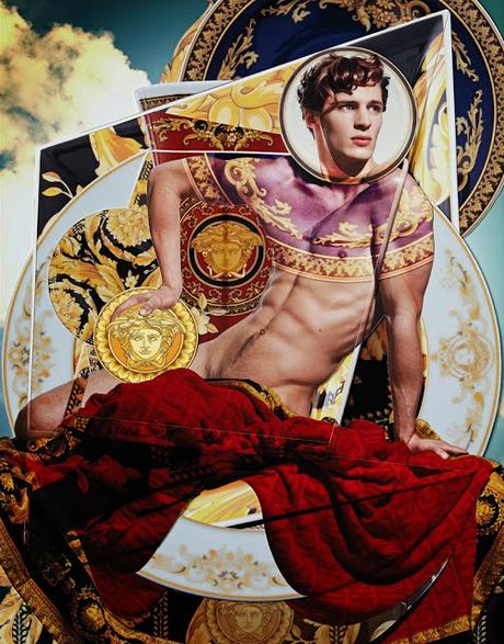 #INTERIORADDICTION: Versace artworks by Damien Blottier.