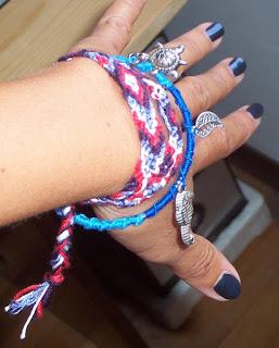 tecnica per rendere rigidi i bracciali  friendship bracelets