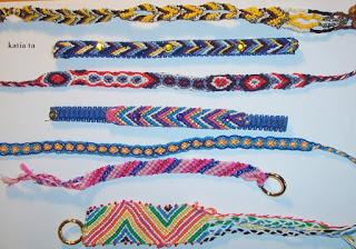 tecnica per rendere rigidi i bracciali  friendship bracelets