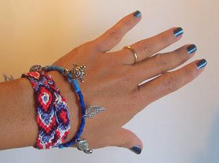 tecnica per rendere rigidi i bracciali  friendship bracelets