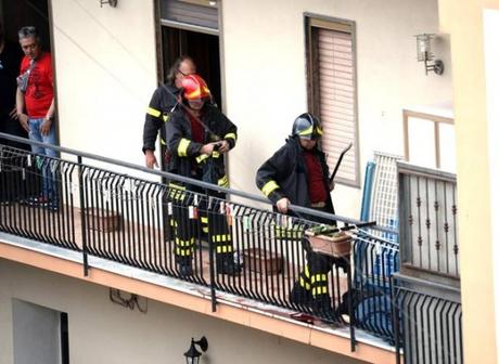 Balcone dal quale Murolo ha aperto il fuoco