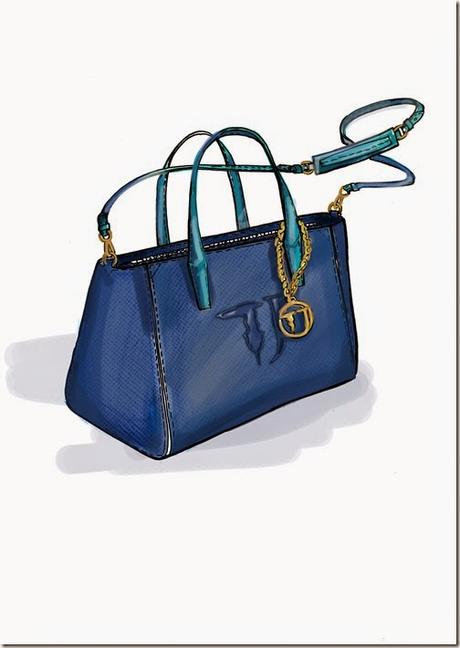 Trussardi Jeans IT Bag_ISCHIA_SS 2016_SKETCH