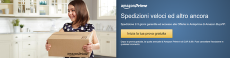 Amazon Prime: 30 giorni di prova gratuita