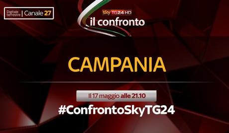 Stasera in diretta da Napoli il #ConfrontoSkyTG24 della Regione Campania