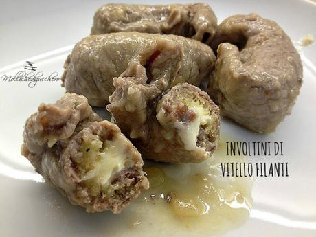 involtini di vitello filanti