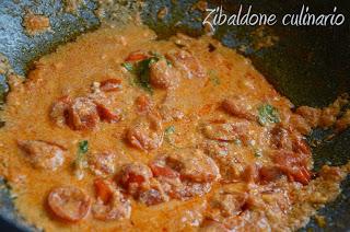 Mafaldine al pomodoro di Pachino con quenelle di ricotta al Parmigiano