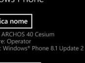 Archos Cesium aggiorna Windows Phone Update Italia