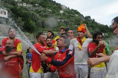 SAN VITO POSITANO PASSA IN ECCELLENZA : ESULTANZE A FINE PARTITA ....