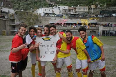 SAN VITO POSITANO PASSA IN ECCELLENZA : ESULTANZE A FINE PARTITA ....