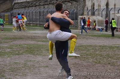 SAN VITO POSITANO PASSA IN ECCELLENZA : ESULTANZE A FINE PARTITA ....