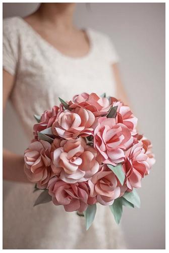 bouquet, bouquet non convenzionali, unconventional bouquet,  wedding, matrimonio, paper, carta